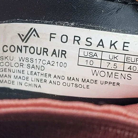 Forsake Contour Air Women's Sand Colorway Sneakers US Size 10 - Picture 8 of 8